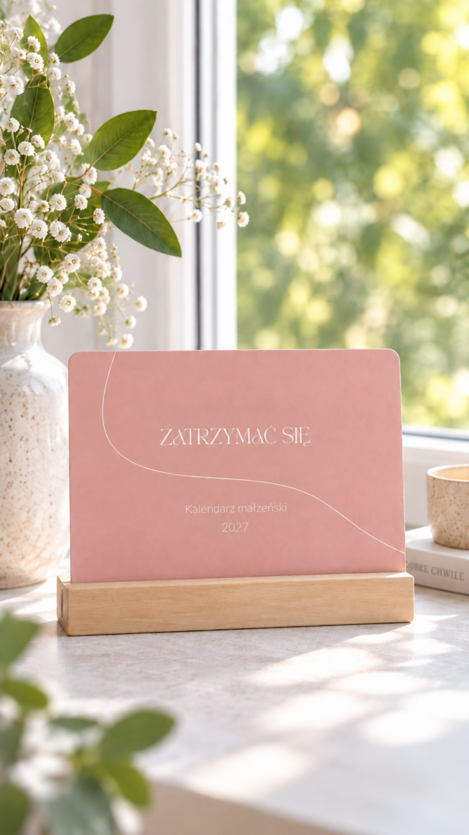 Zatrzymać się - Kalendarz biurkowy